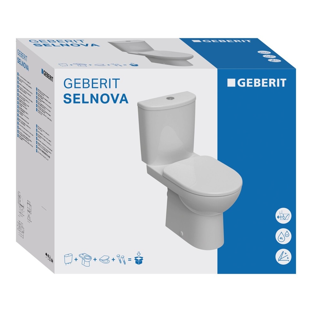 CO1 Geberit Selnova Close Coupled Toilet in Box 503.121.00.1